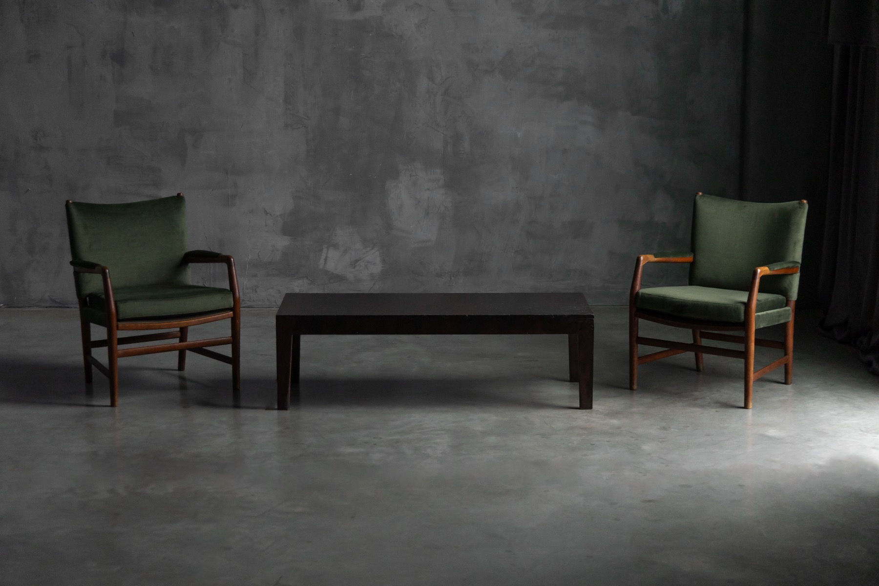 Coffee table by Dom Hans van der Laan associated with monastic modernism