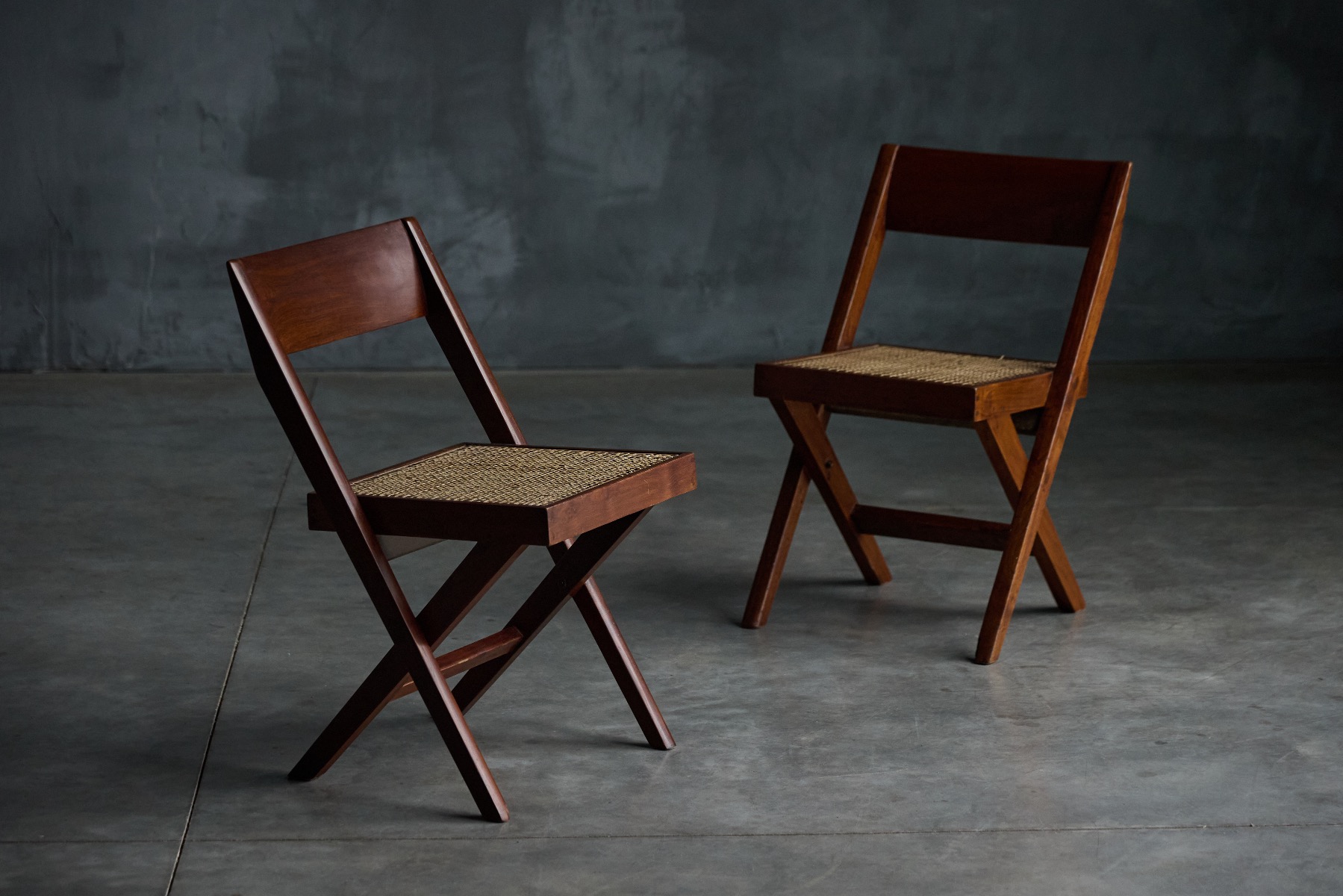Modernist library chair with clean functional lines
