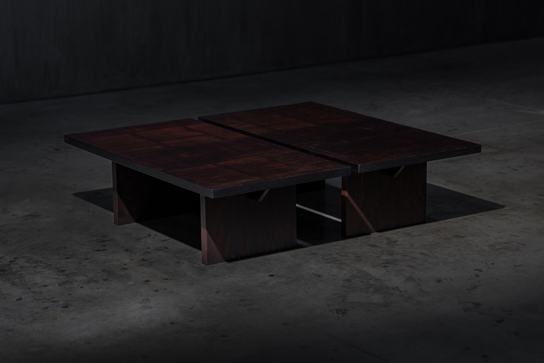 Authentic Axel Vervoordt bamboo coffee table