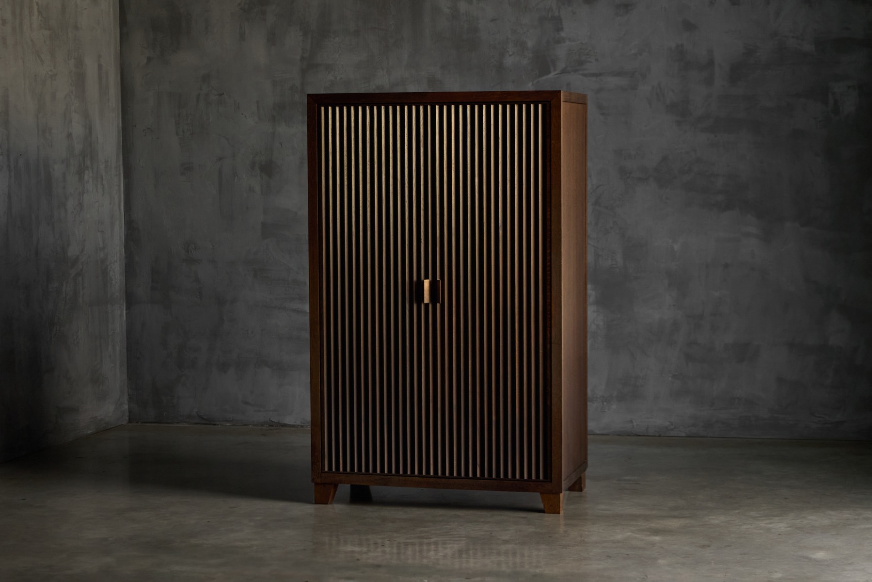 Philippe Hurel Scala cabinet wood and metal construction