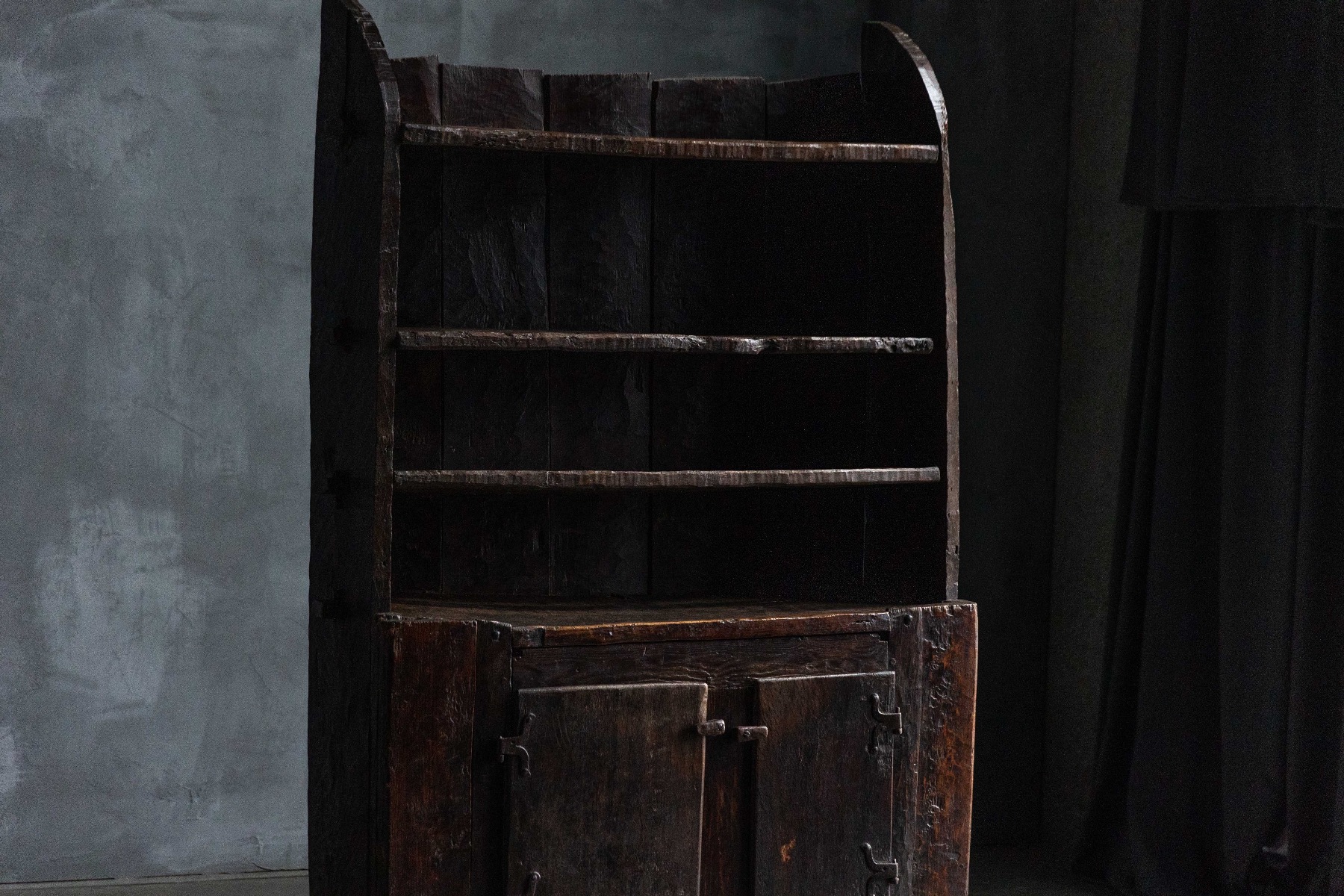 Authentic early 18th century rustic cupboard