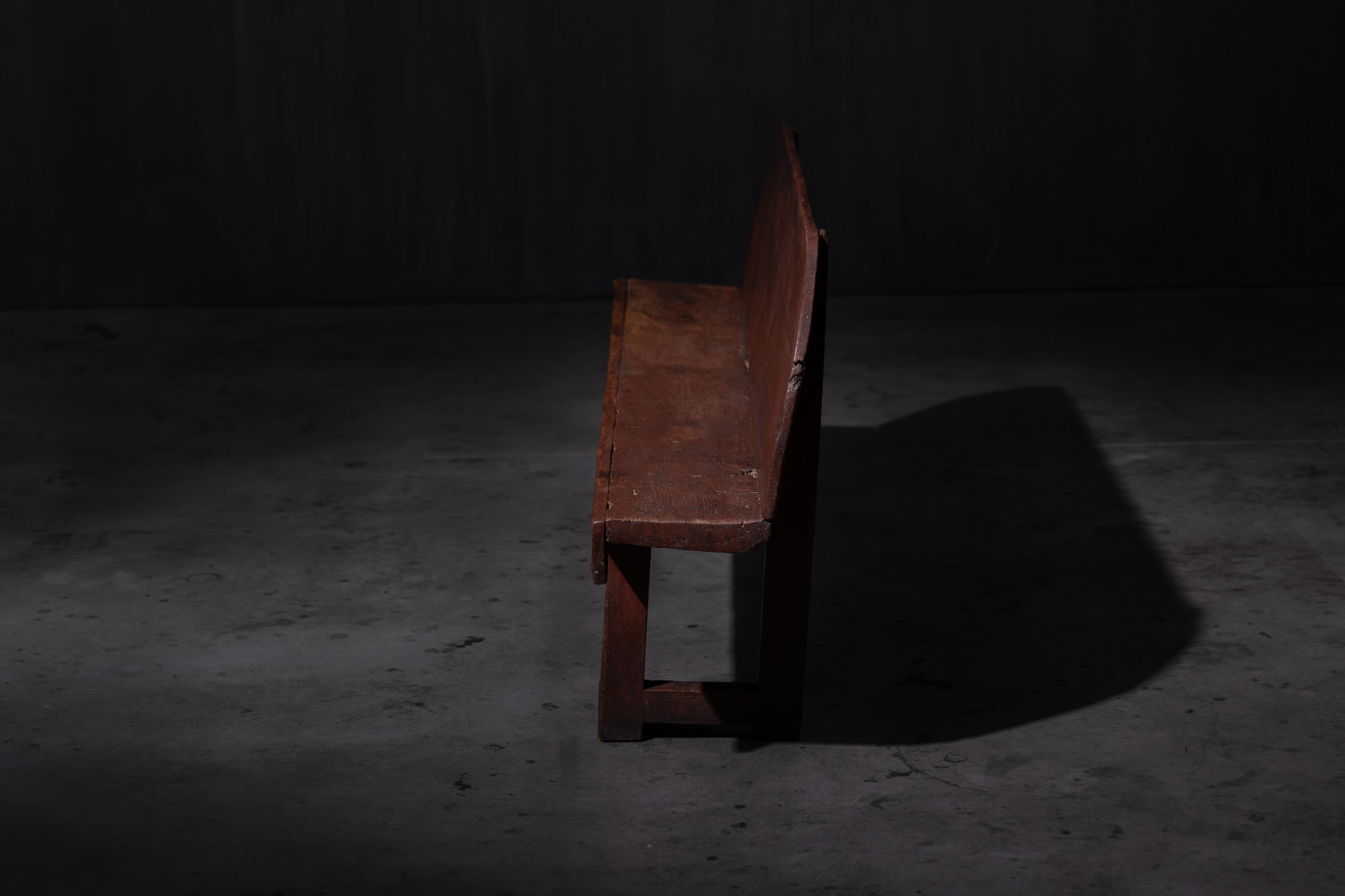 Rural vernacular bench crafted in the 1800s