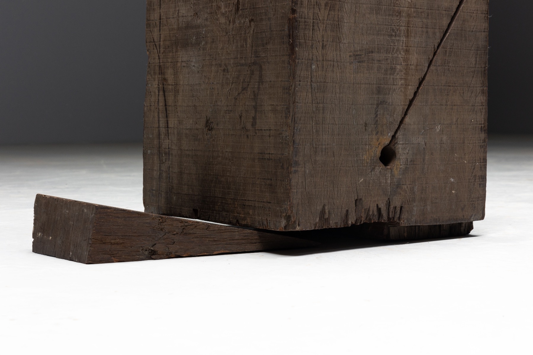 Sculptural wood object by Lohaus