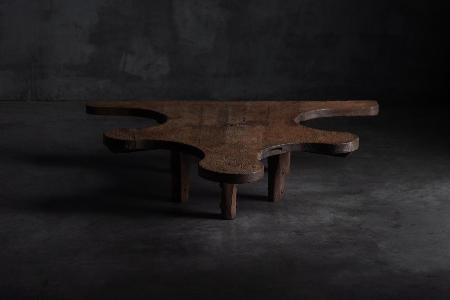 Vernacular 19th century living room table in solid wood