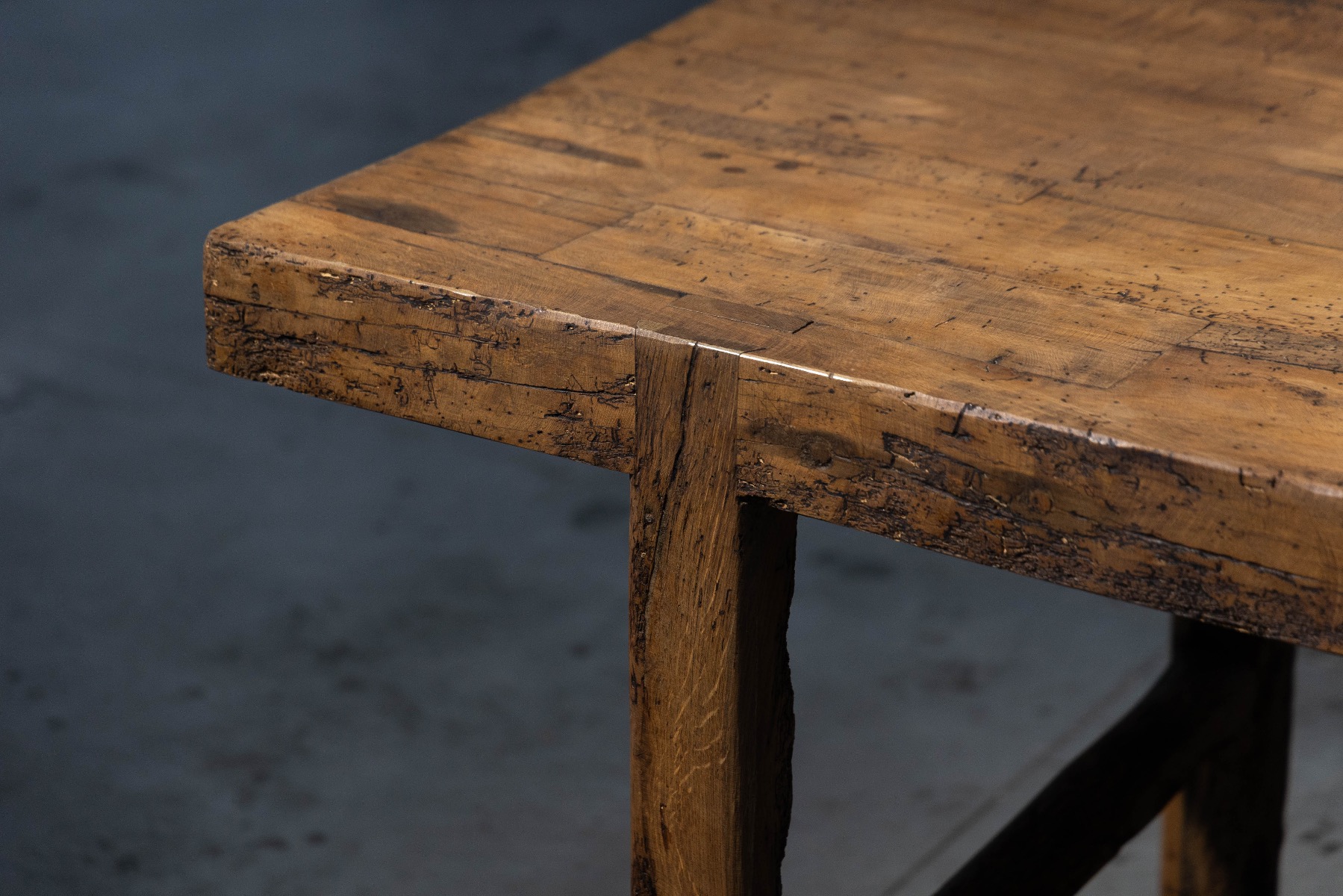 Authentic 1950s country style dining table