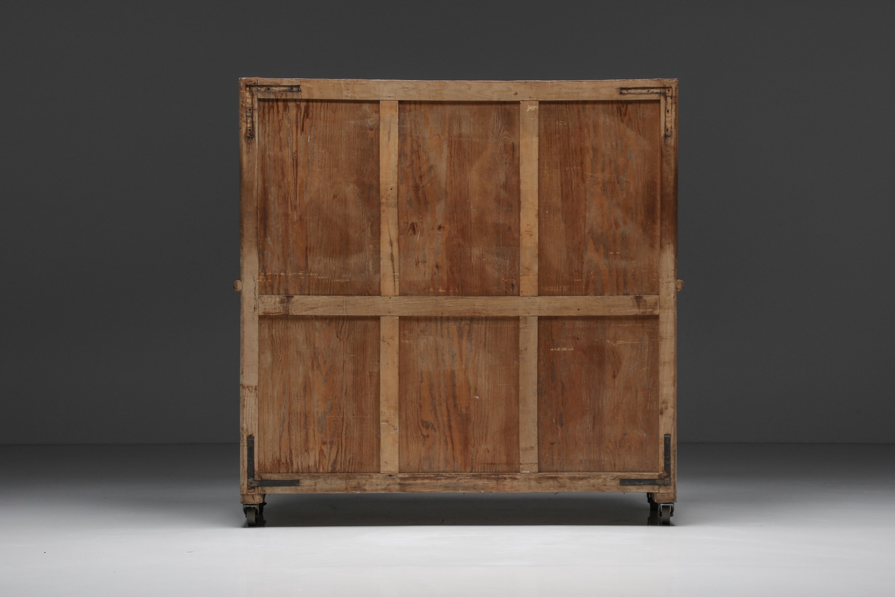 Traditional oak storage furniture from the early 1900s