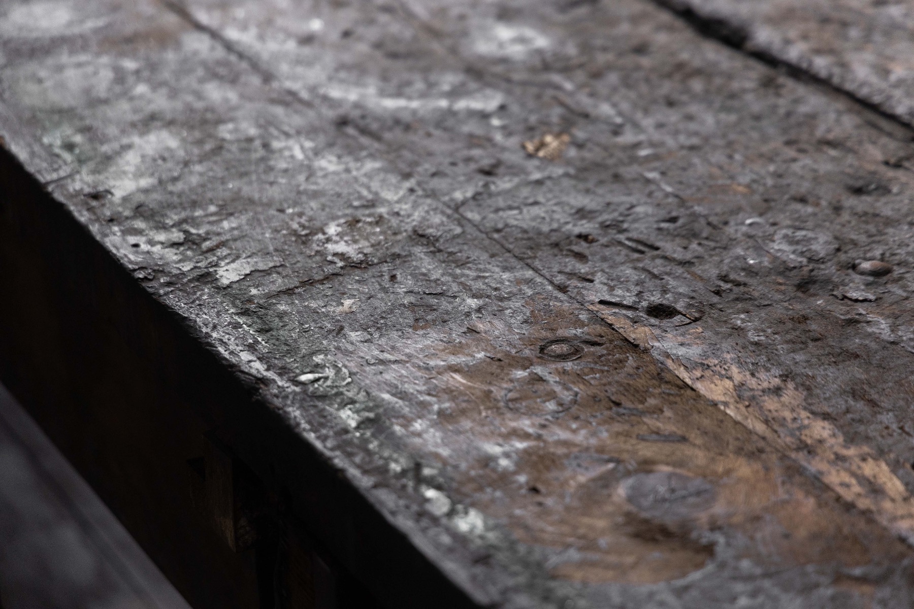 Utilitarian workbench dating to the early 1900s