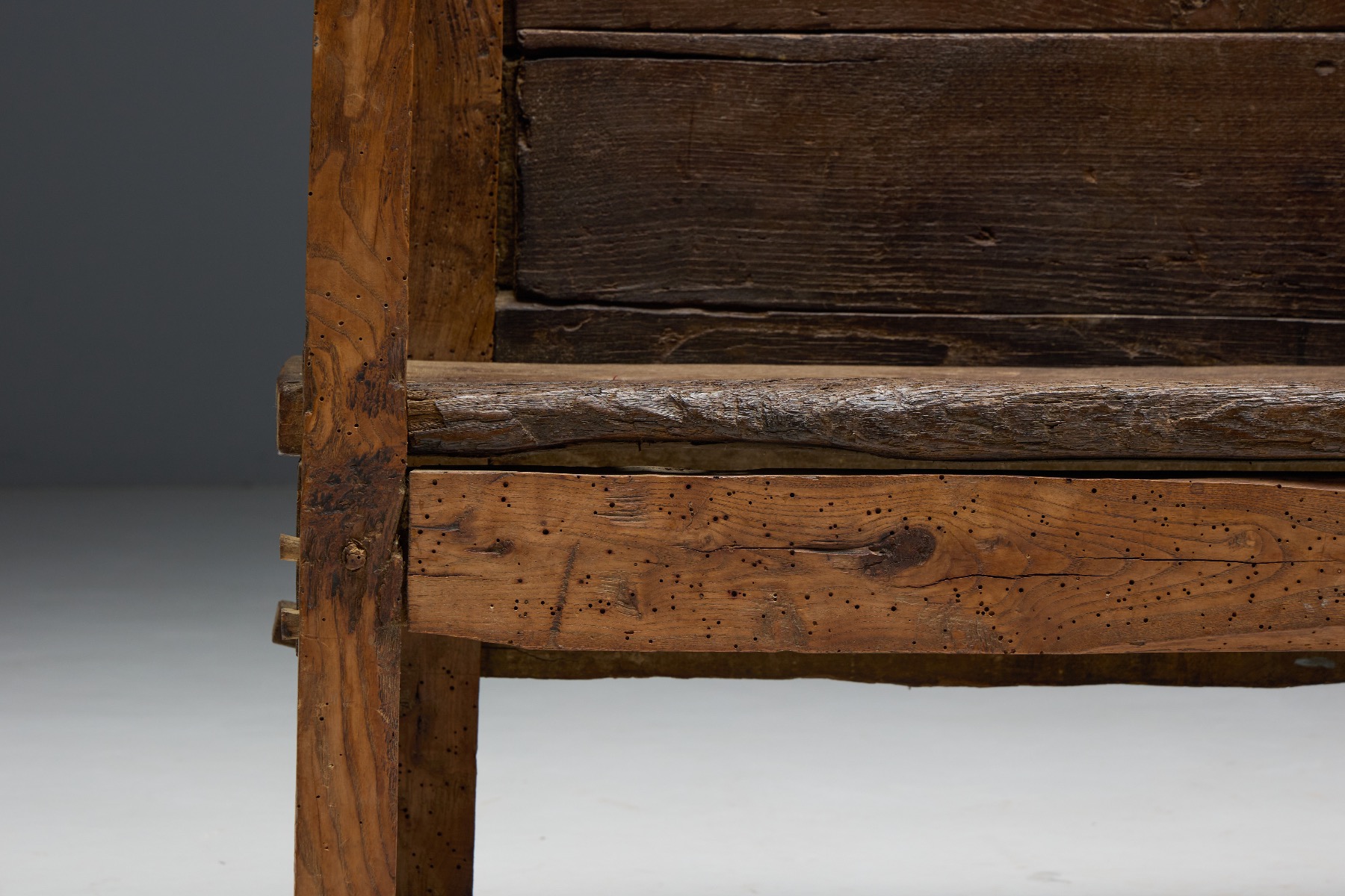 Vernacular primitive bench dating to the 1800s