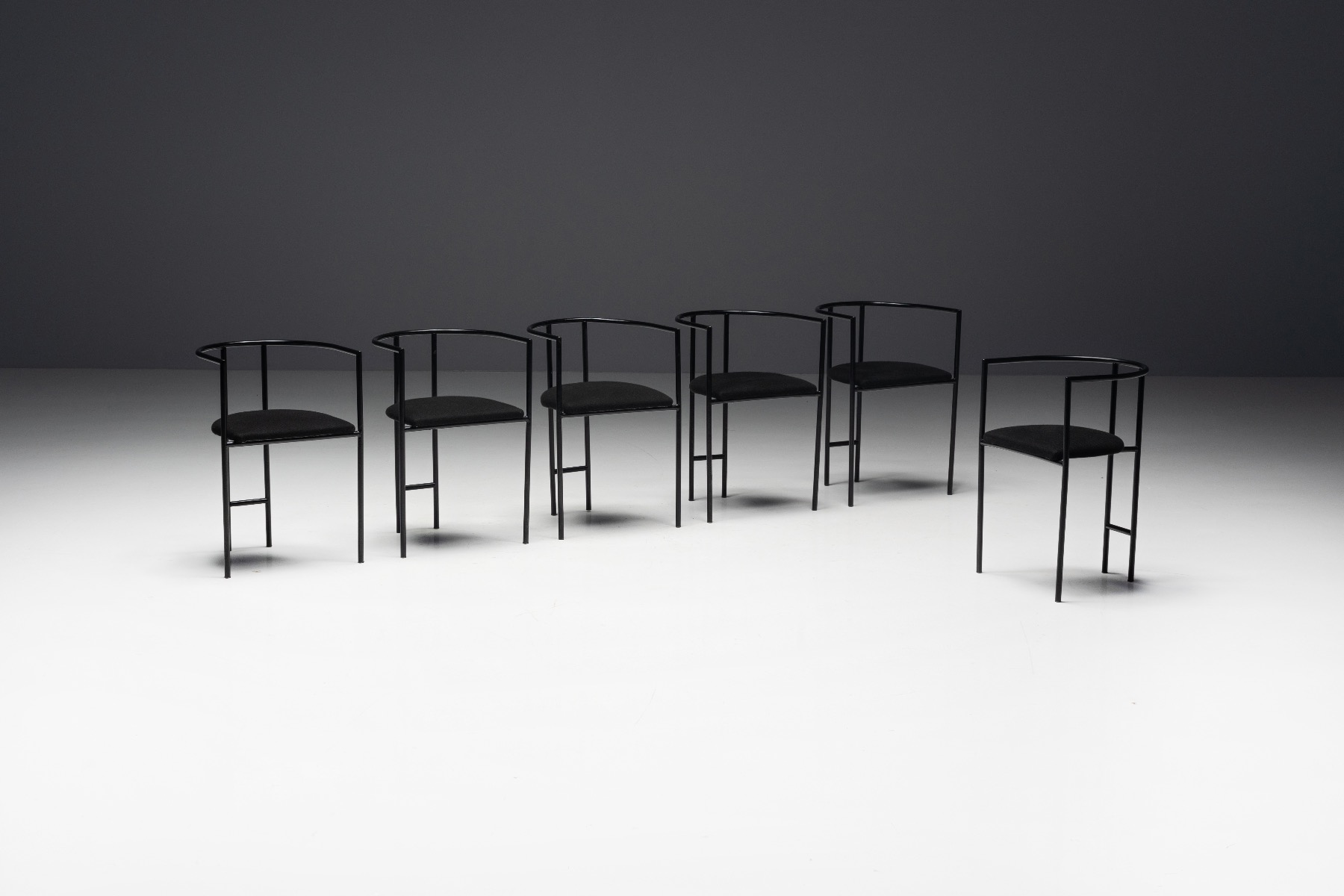 Vintage Bieffeplast armchairs 1980s