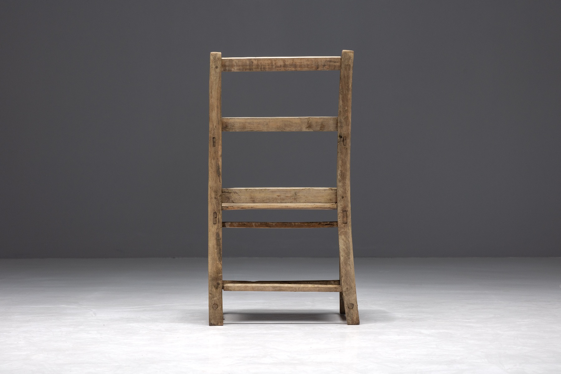 Vintage French rural armchair in art populaire style