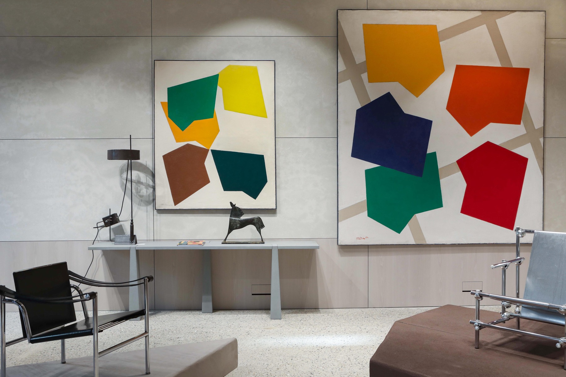 Contemporary Abstract Painting by René Roche - 1979