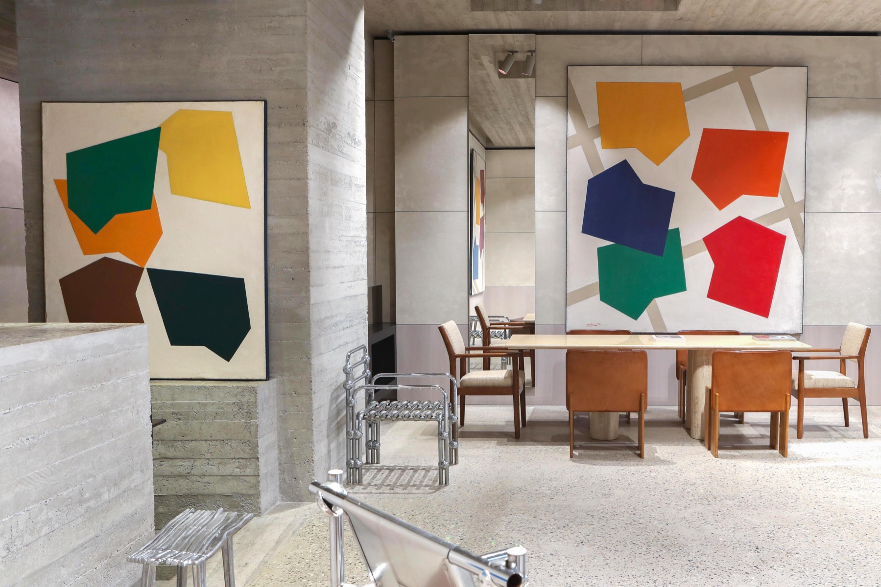 Contemporary Abstract Painting by René Roche - 1979