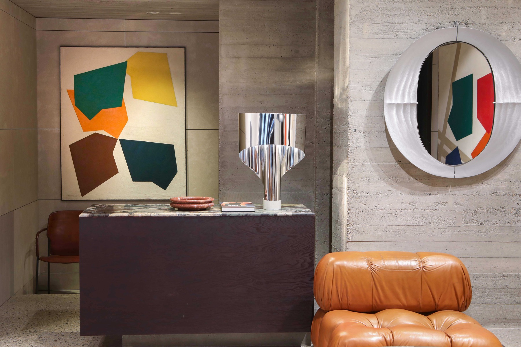 Contemporary Abstract Painting by René Roche - 1979