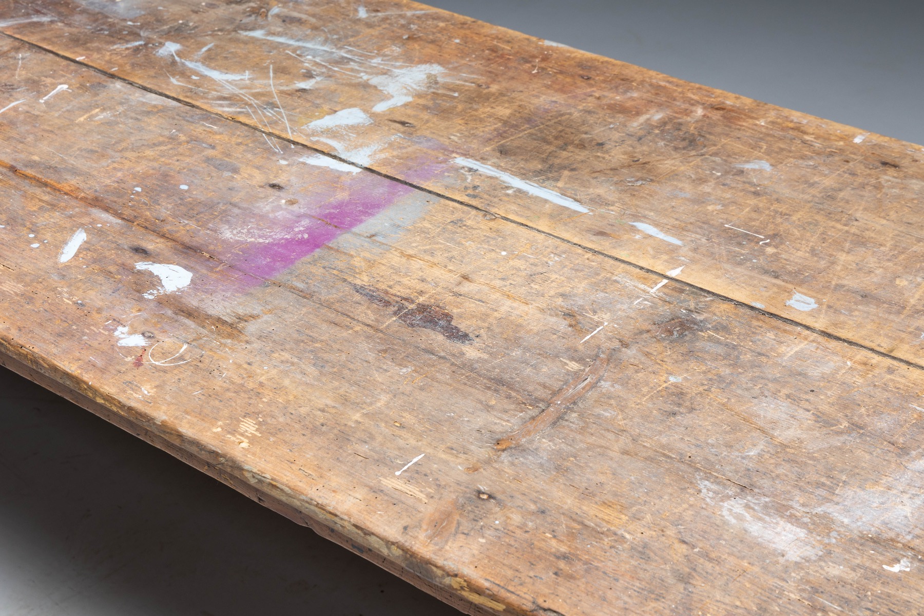 Antique rustic farmhouse table