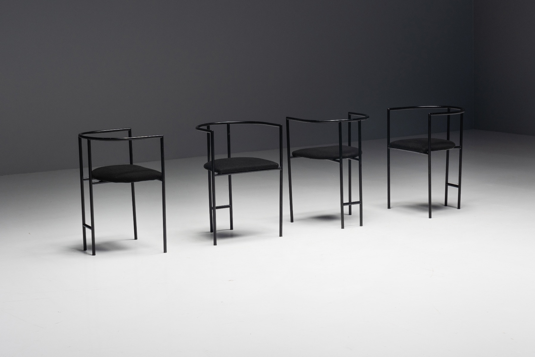 Architectural Tokyo armchairs 1980s