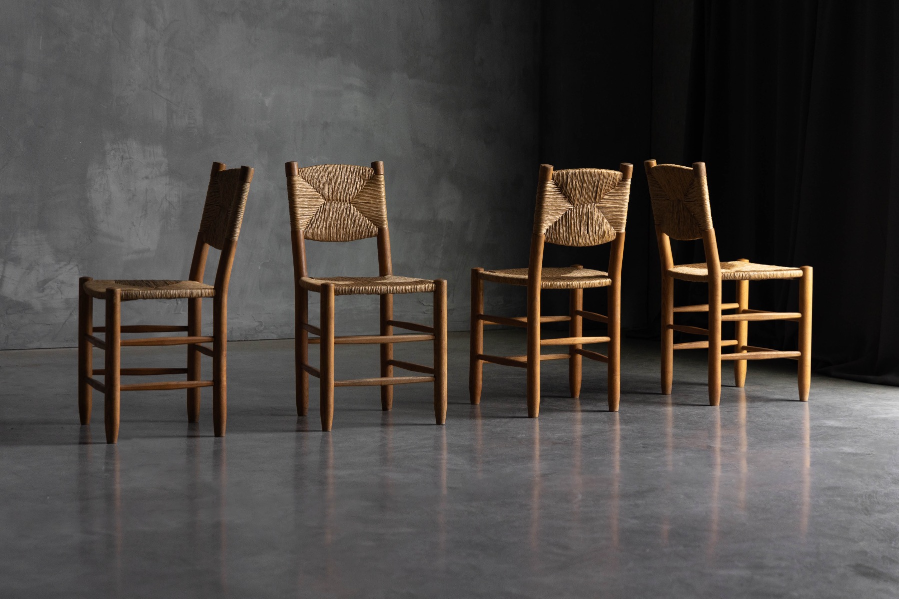 Mid century Bauche chair associated with French modernism