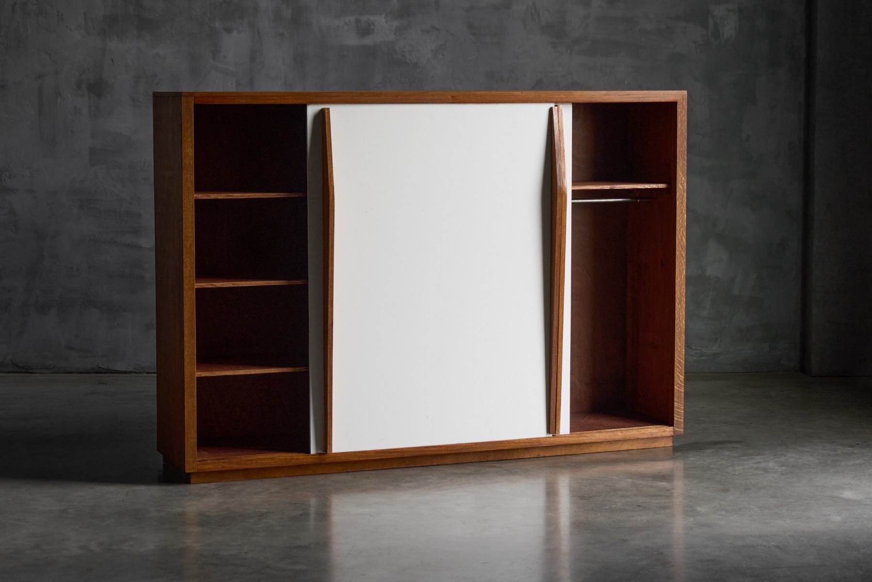 Charlotte Perriand and Jean Prouvé storage piece reflecting postwar modernism