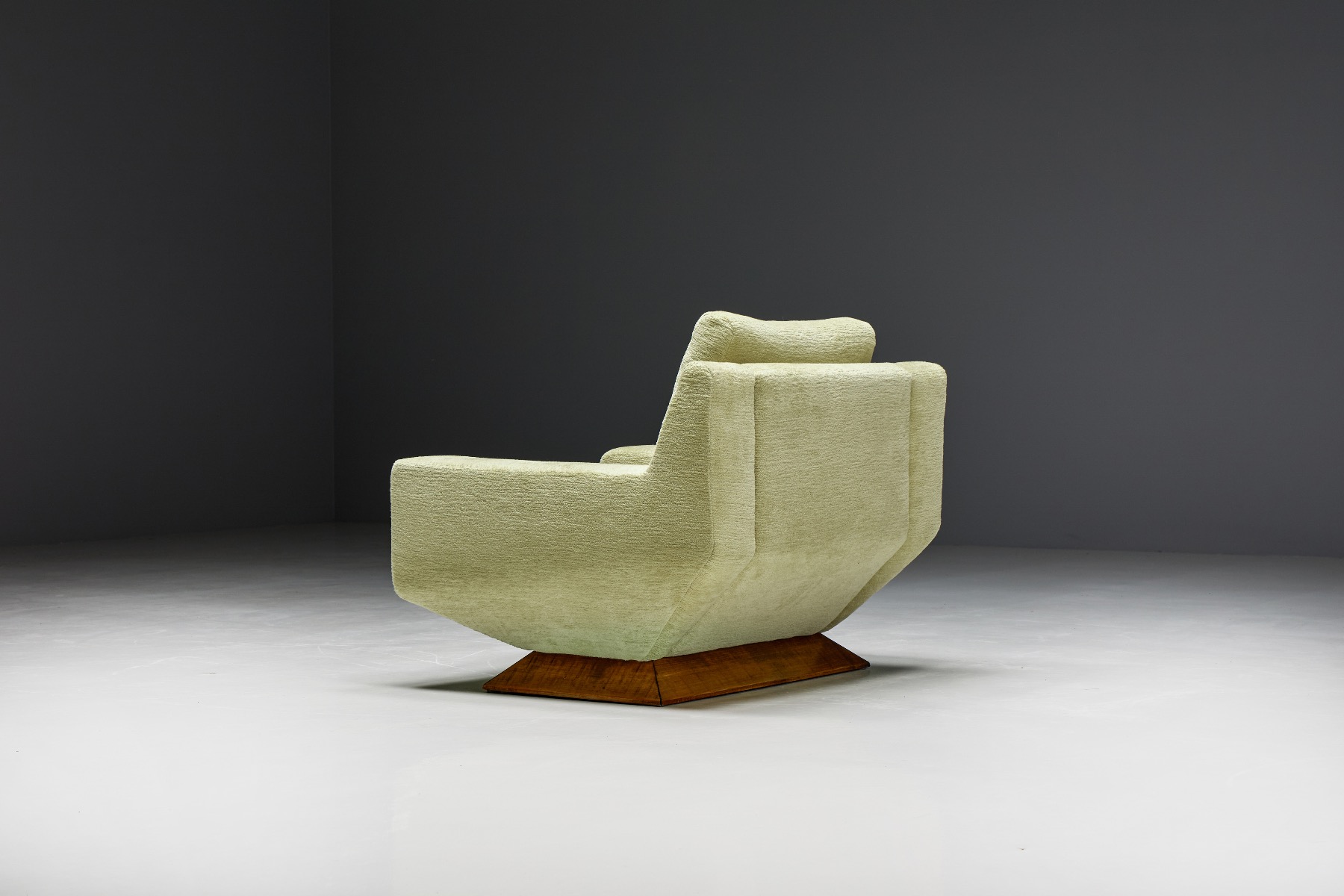 Collectible club chairs in Pierre Frey chenille