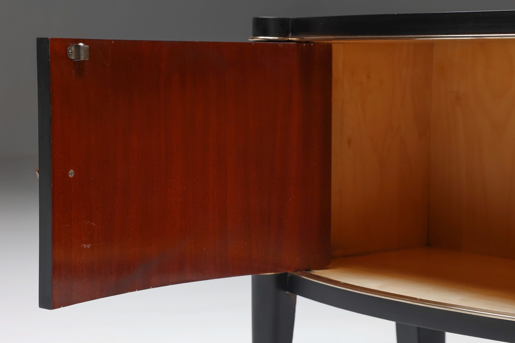 Collectible De Coene bedside table in art deco style from the 1960s