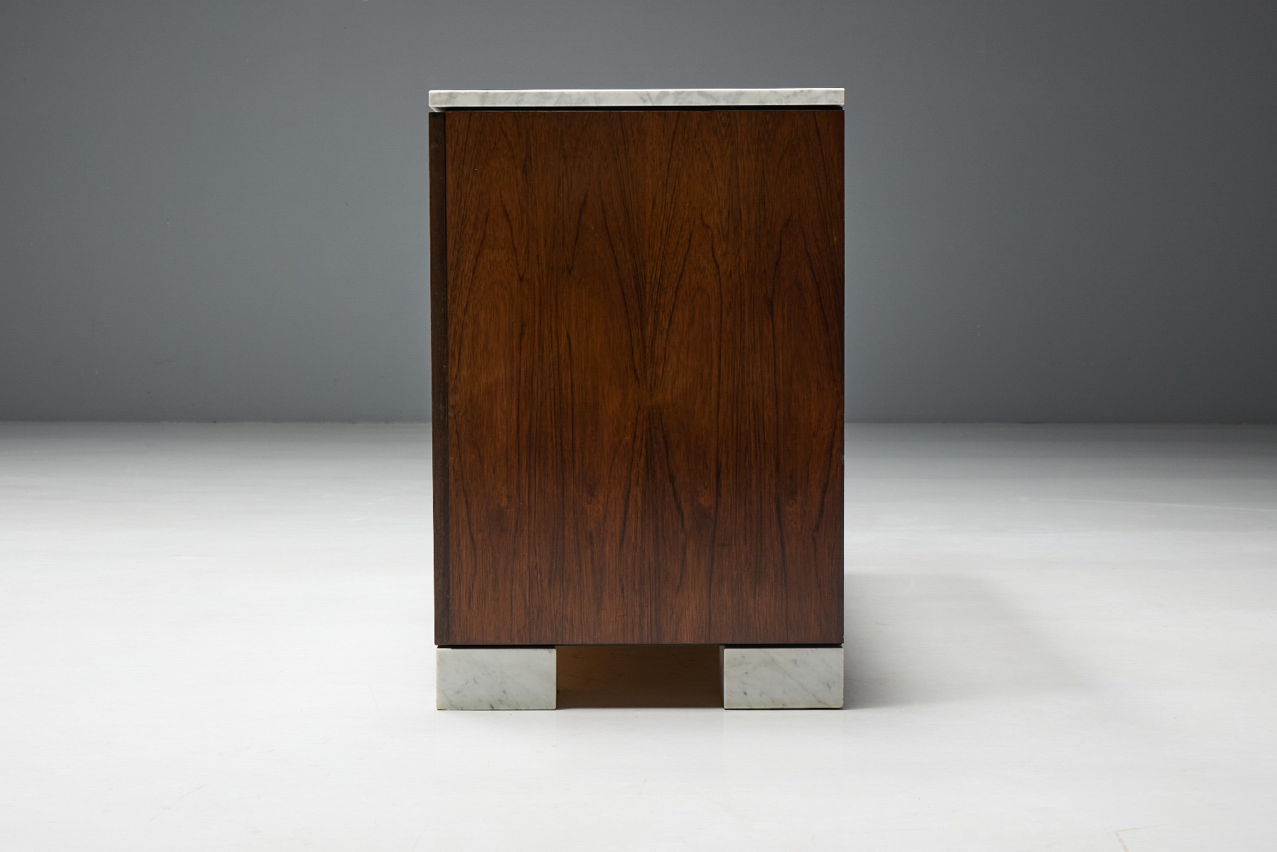 Collectible De Coene cabinet with marble from the 1960s