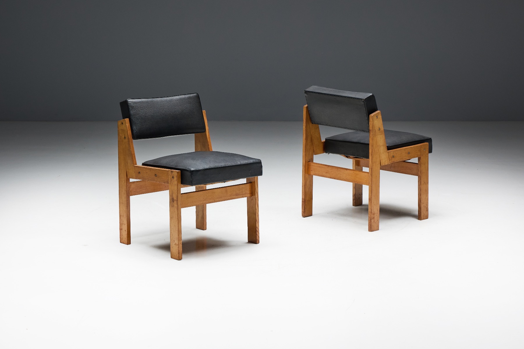 Collectible Wim den Boon chairs from the 1950s