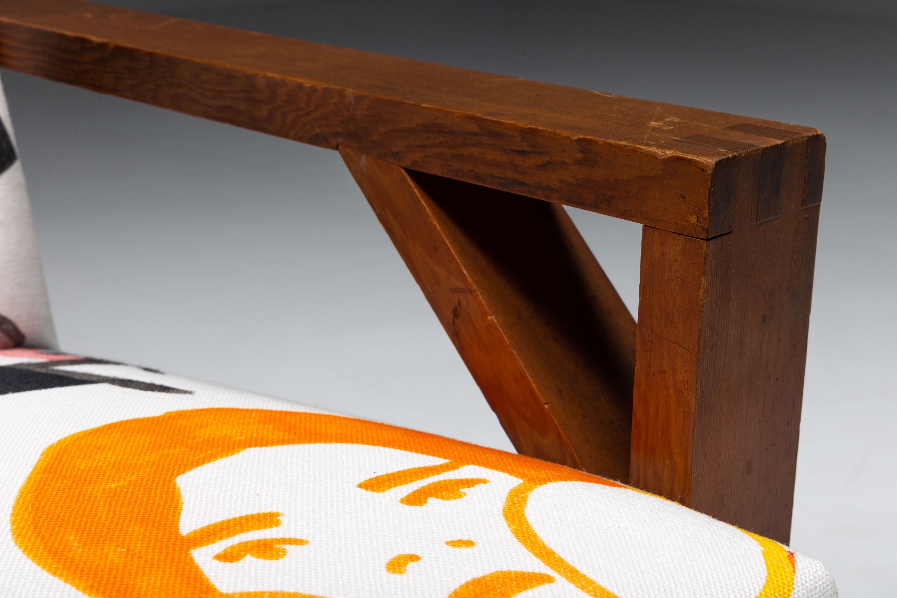Collectible Dutch chair from the 1960s modernist style