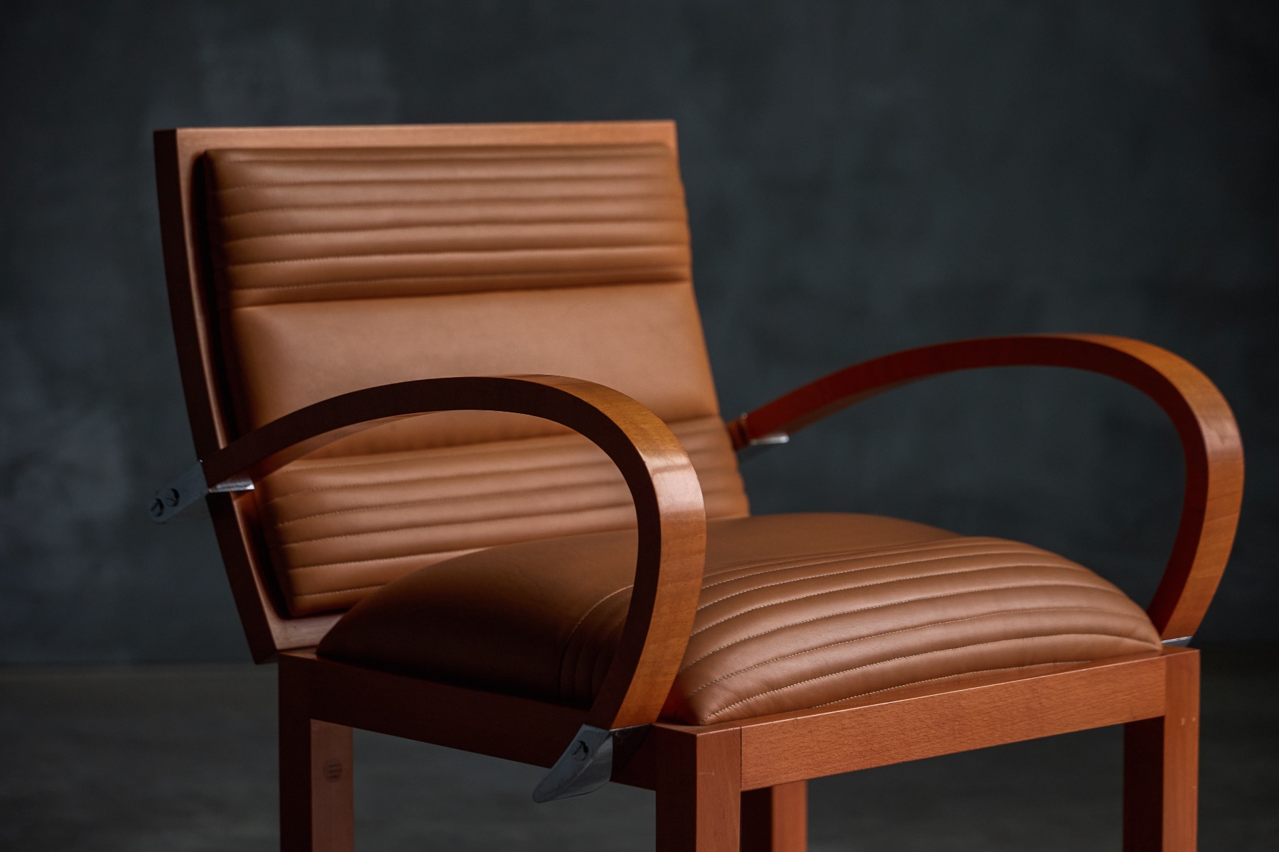Architectural lounge chairs designed in 1987