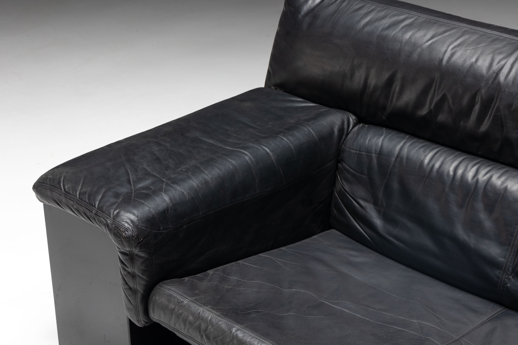 Collectible Knoll Brigadier loveseats from the 1980s