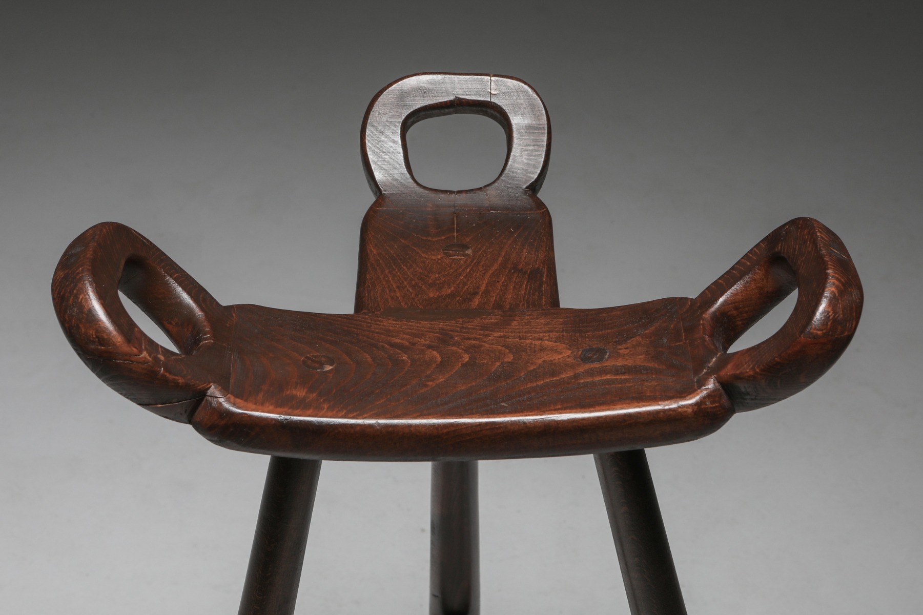 Collectible bar stools by Carl Malmsten from the 1950s
