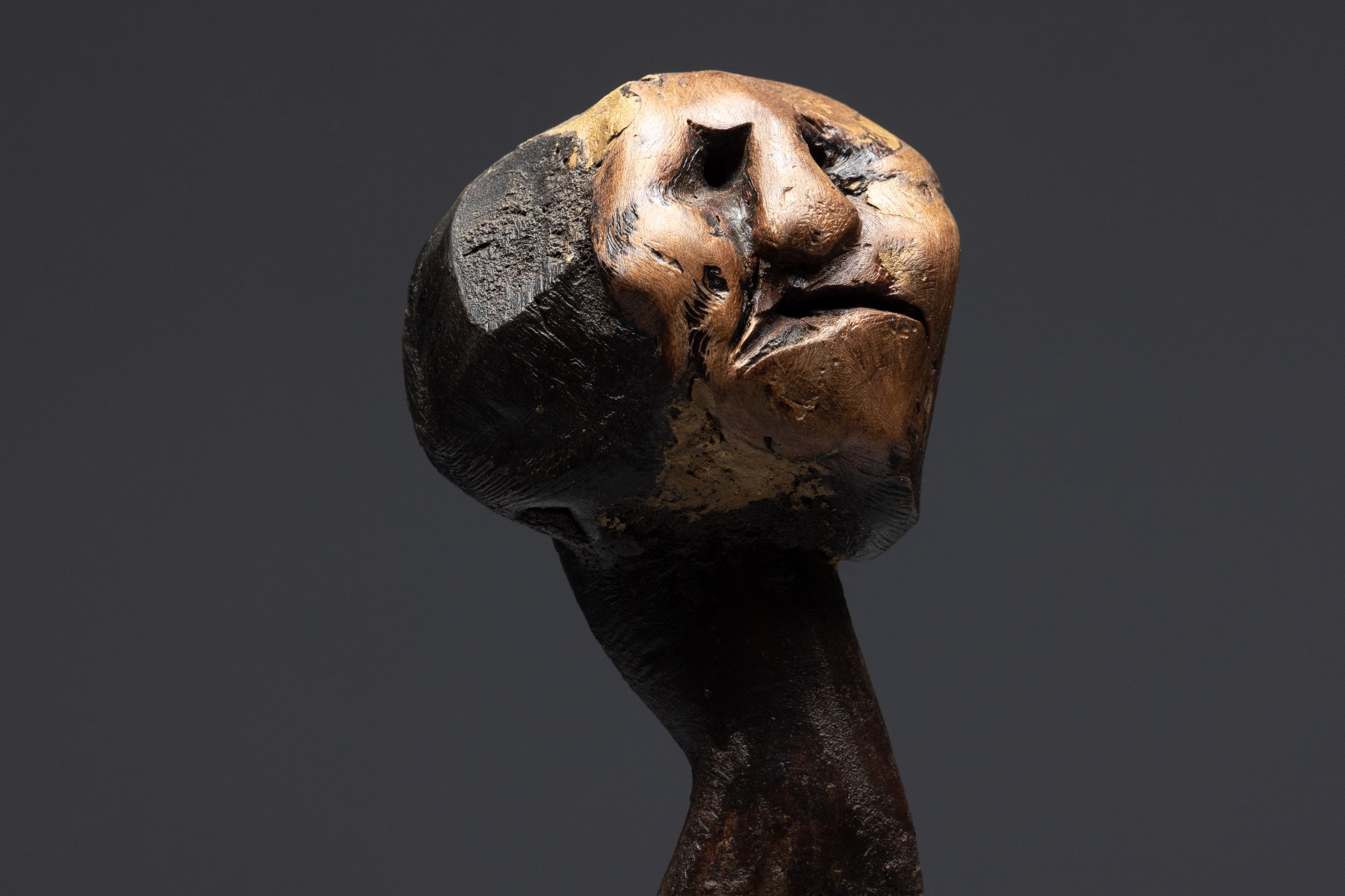 Collectible naive wood carving