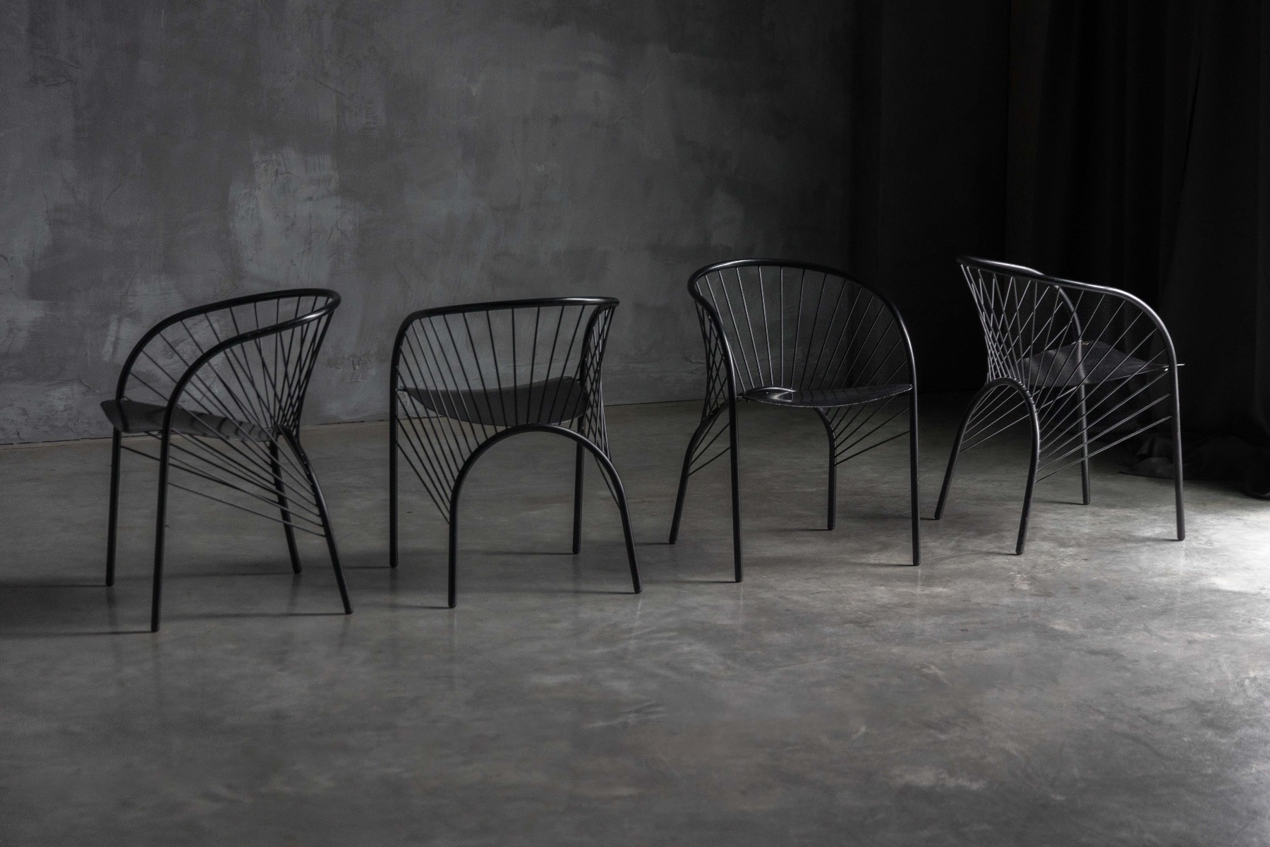 Minimalist postmodern seating by Paolo Pallucco