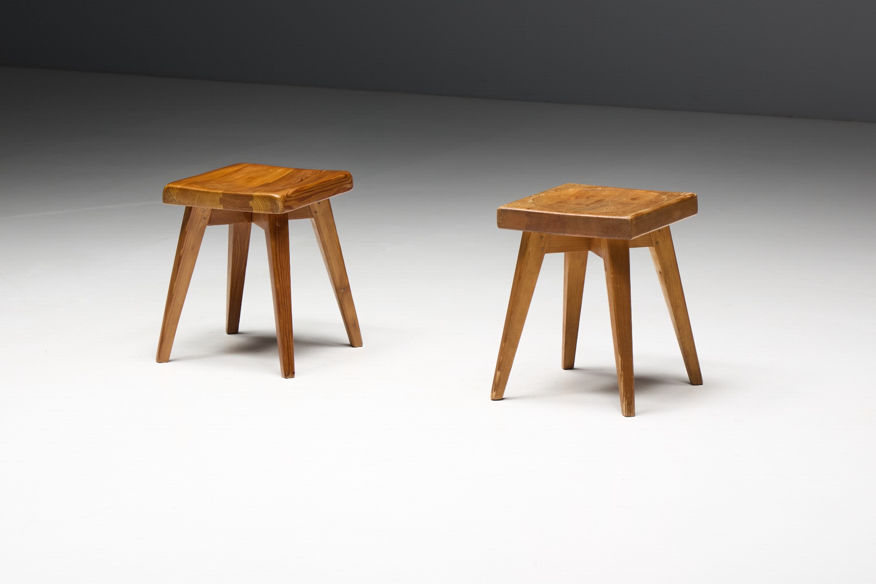 Collectible Perriand Durupt stools