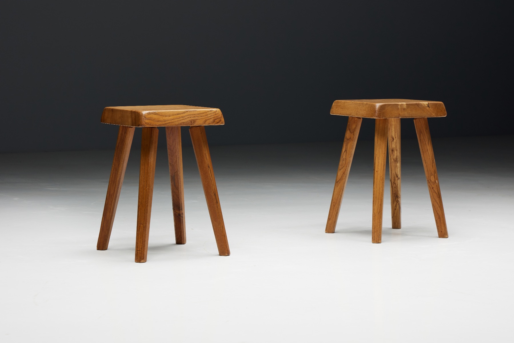 Collectible S01 stools by Pierre Chapo