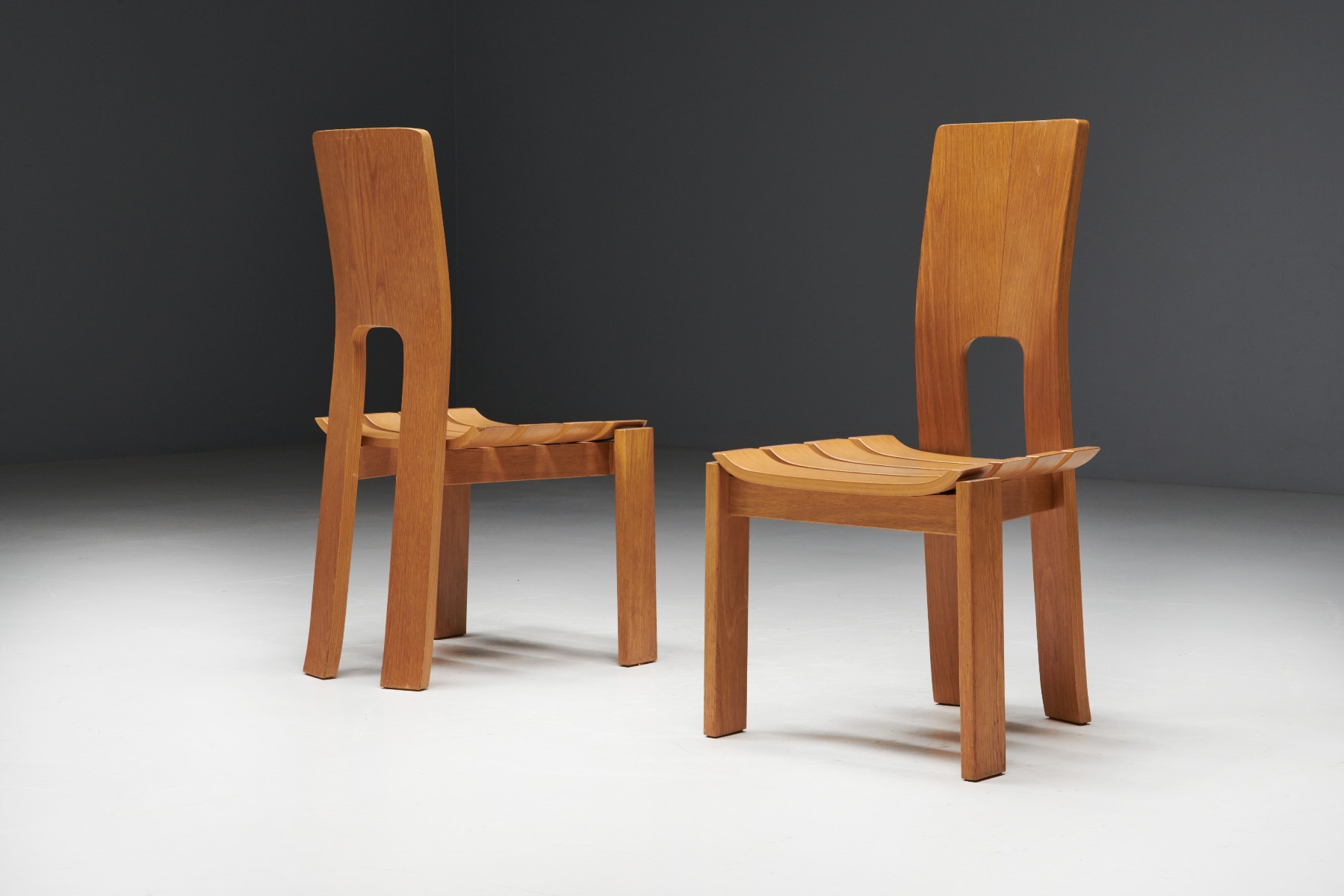 Collectible Scandinavian dining chairs set from the 1970s
