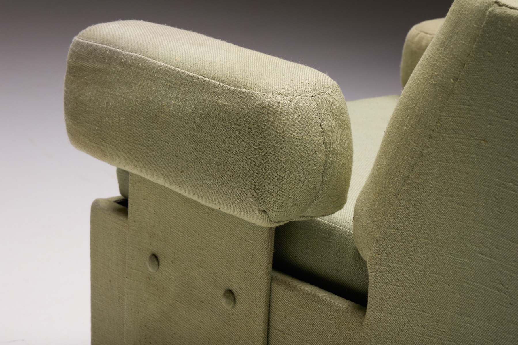 Collectible sofa daybed in green upholstery from the 1930s