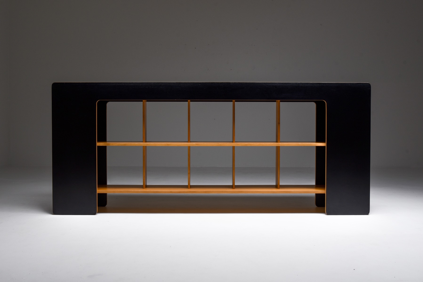 Collectible Stilwood bookcase by Roberto Pamio and Renato Toso