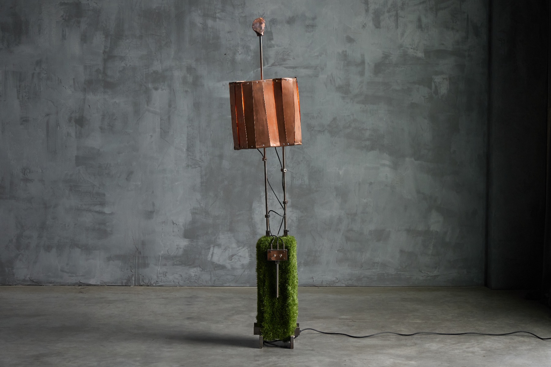 Collectible contemporary lighting piece by Serruys
