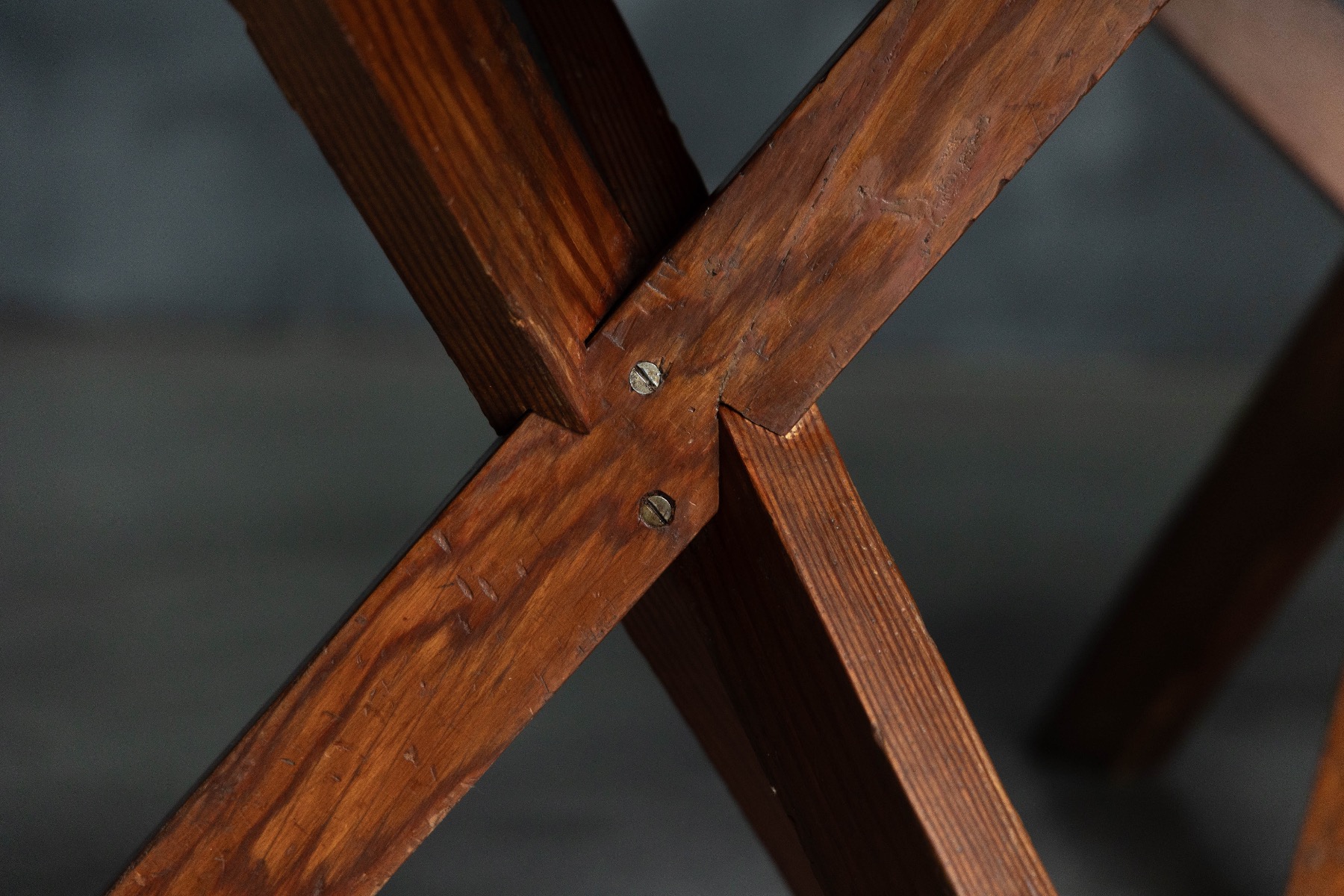 French alpine modernist side table design