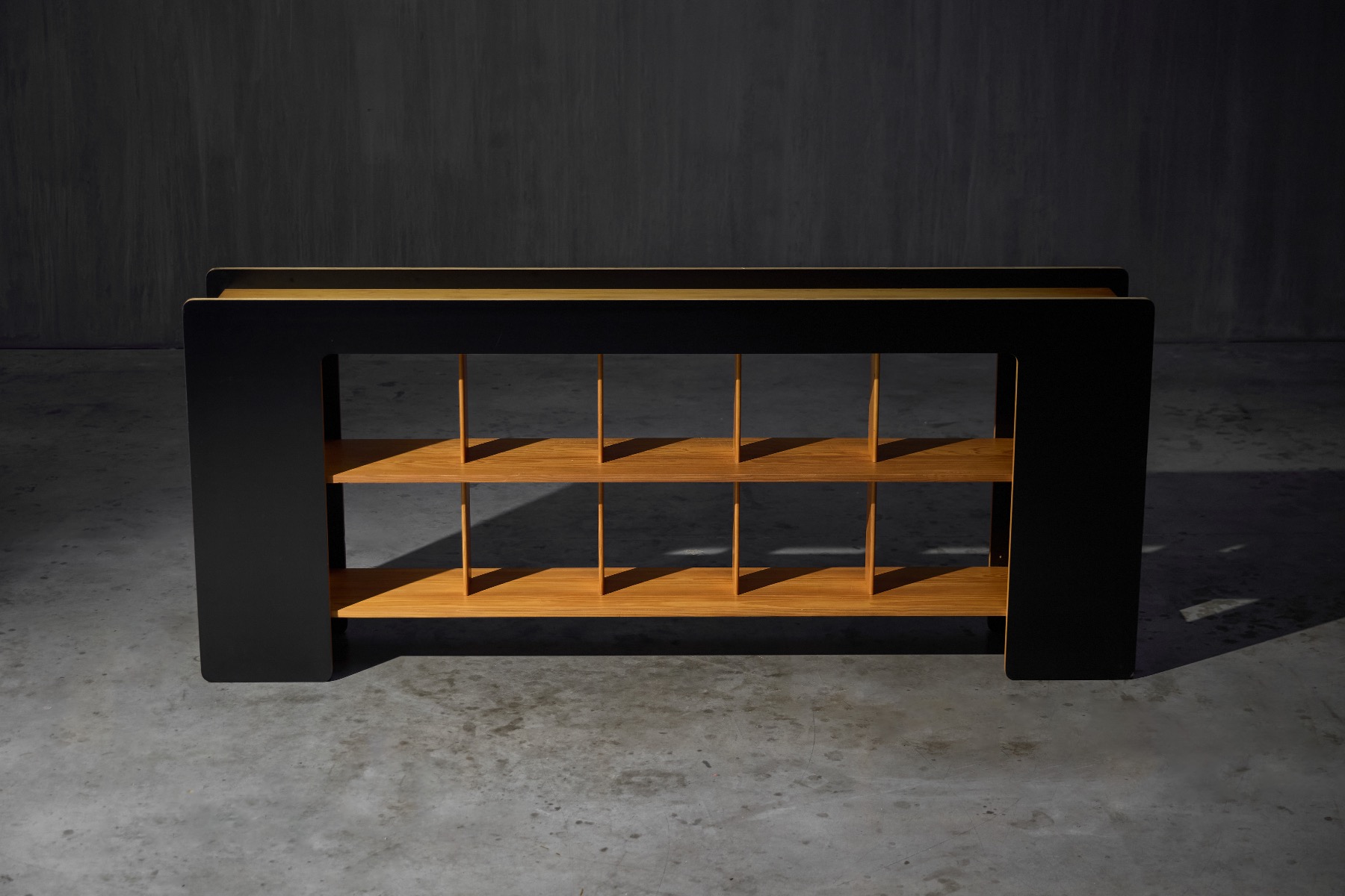 Modular postmodern bookcase by Stilwood