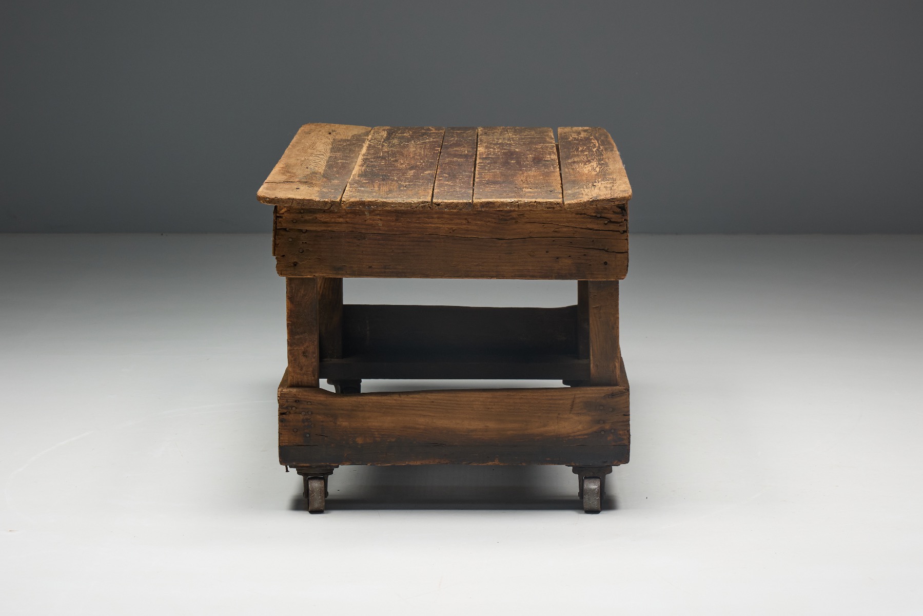 Handcrafted 19th century work table