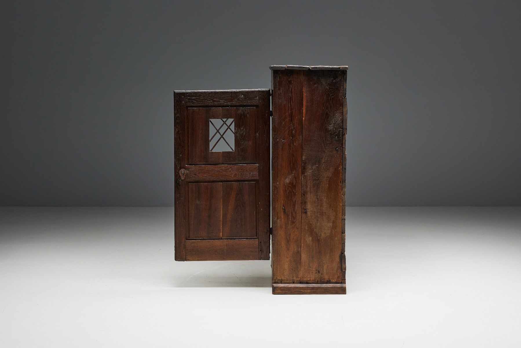 Handcrafted wabi sabi cabinet 1800s
