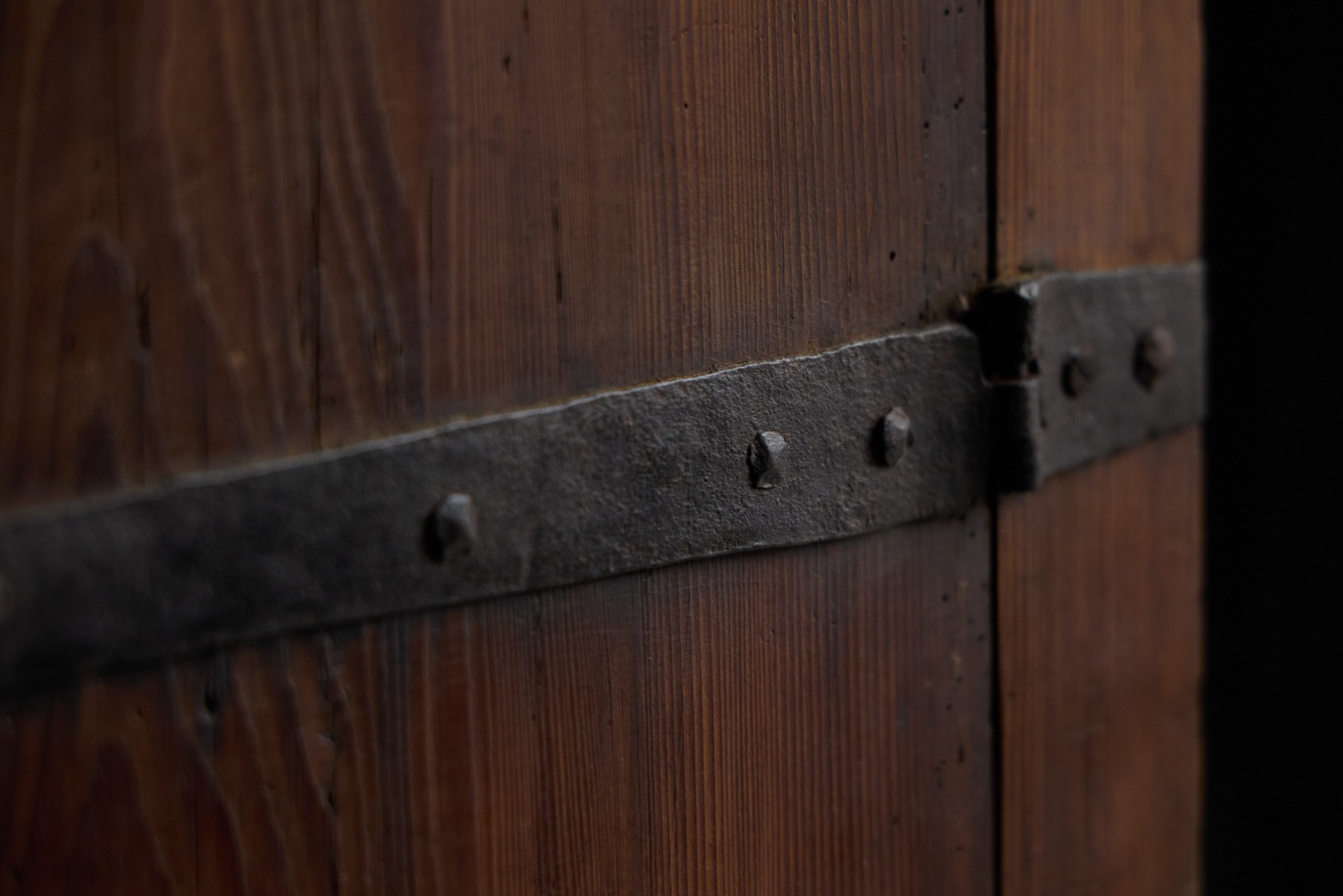 Historic rustic bonnetiere from the 1800s