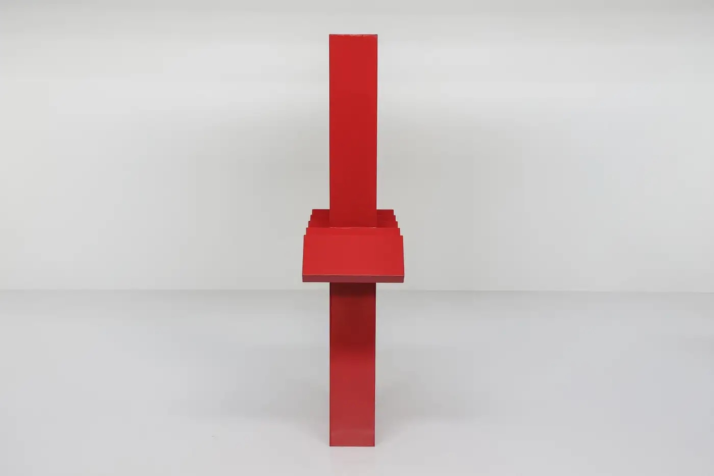 Postmodern abstract steel art piece by Renaat Ramon