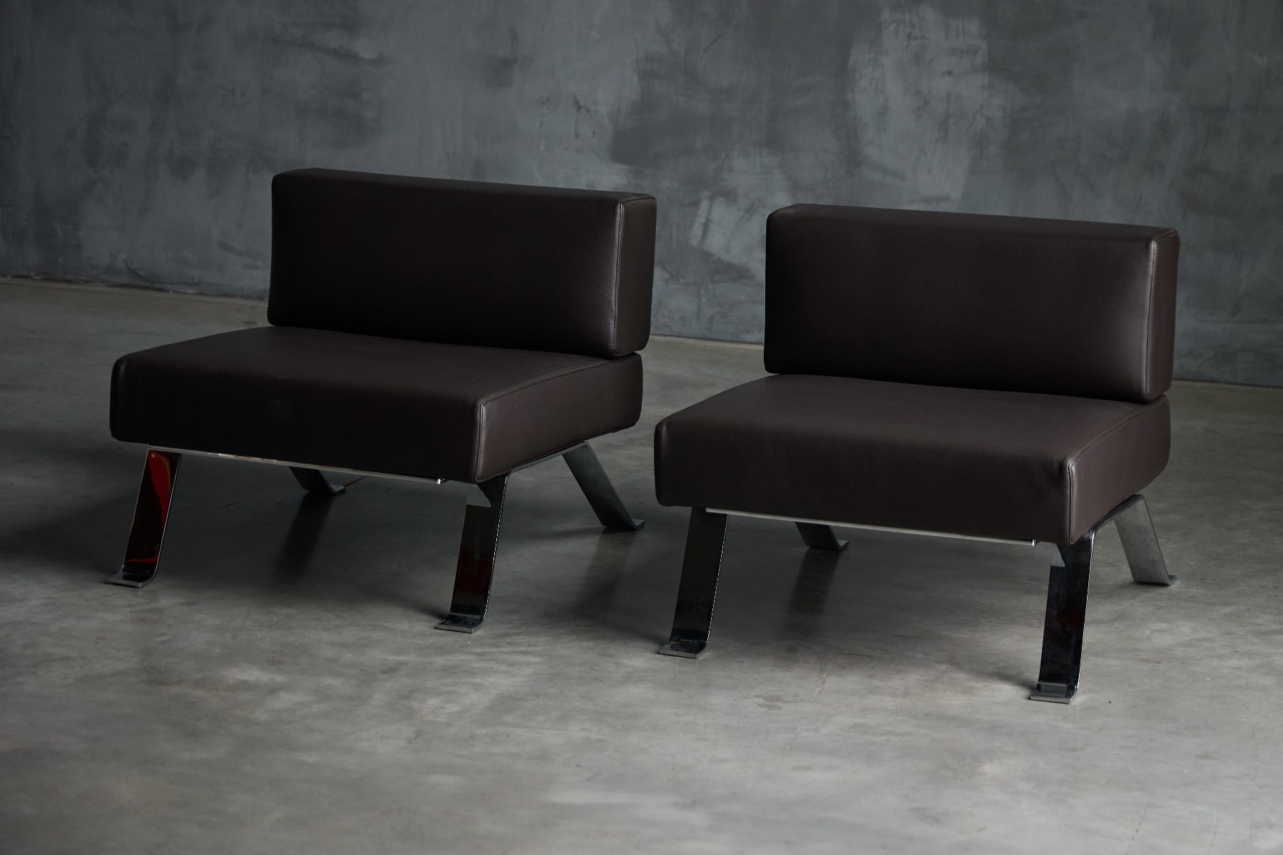 Architectural lounge chair designed by Charlotte Perriand