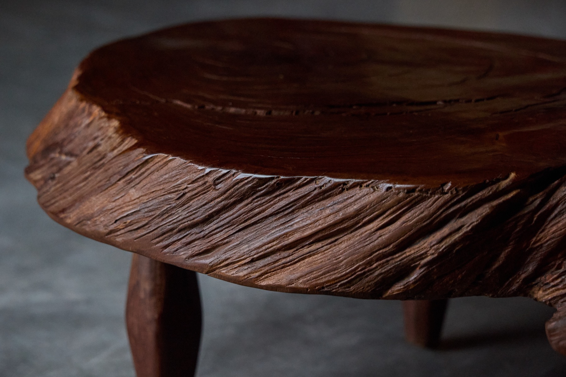 Organic modern center table by José Zanine Caldas