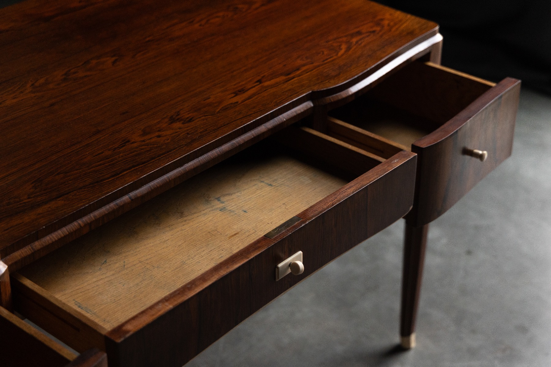 Parisian Art Deco desk by Jules Leleu