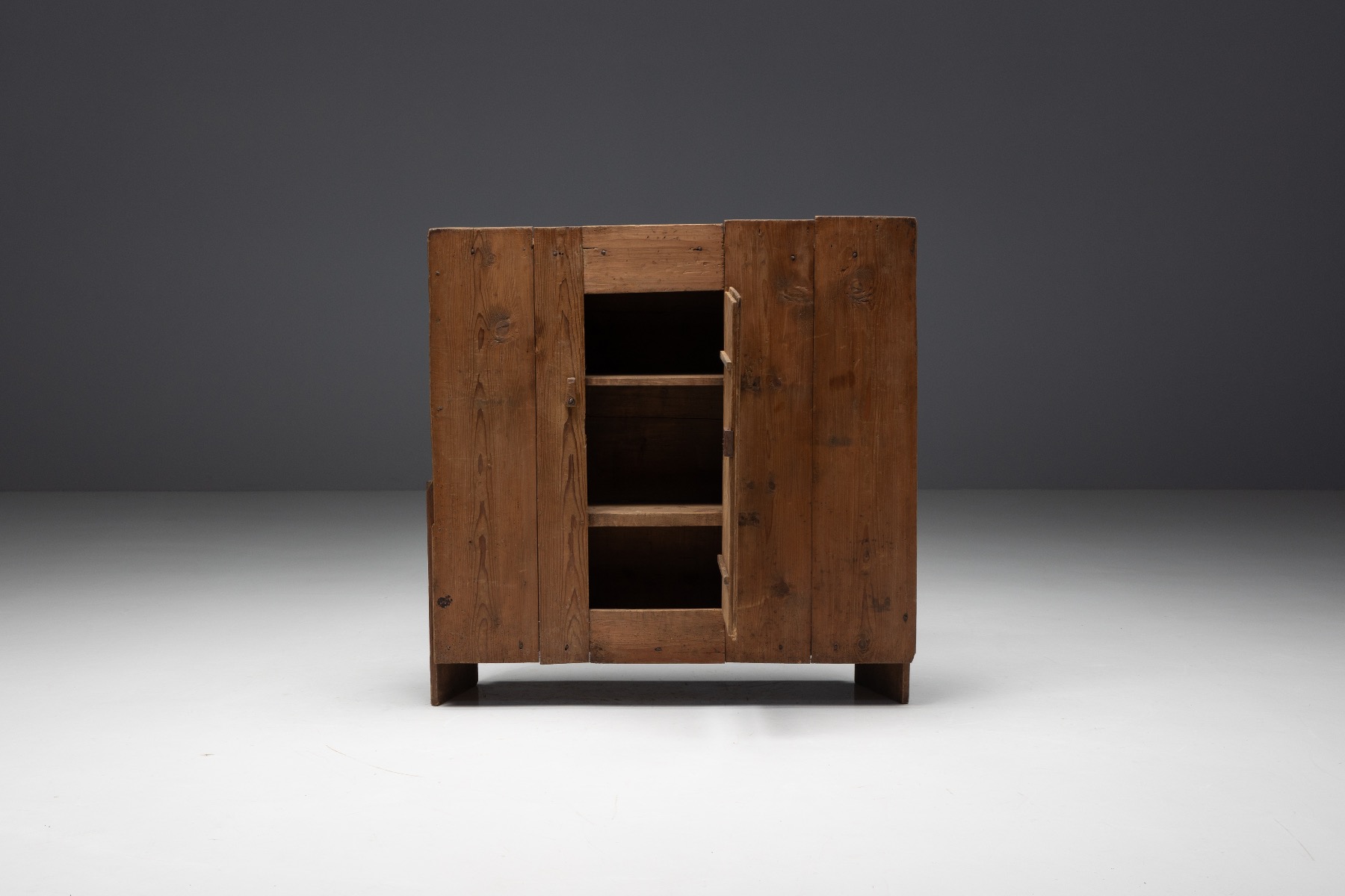 Primitive alpine storage cabinet 19th century