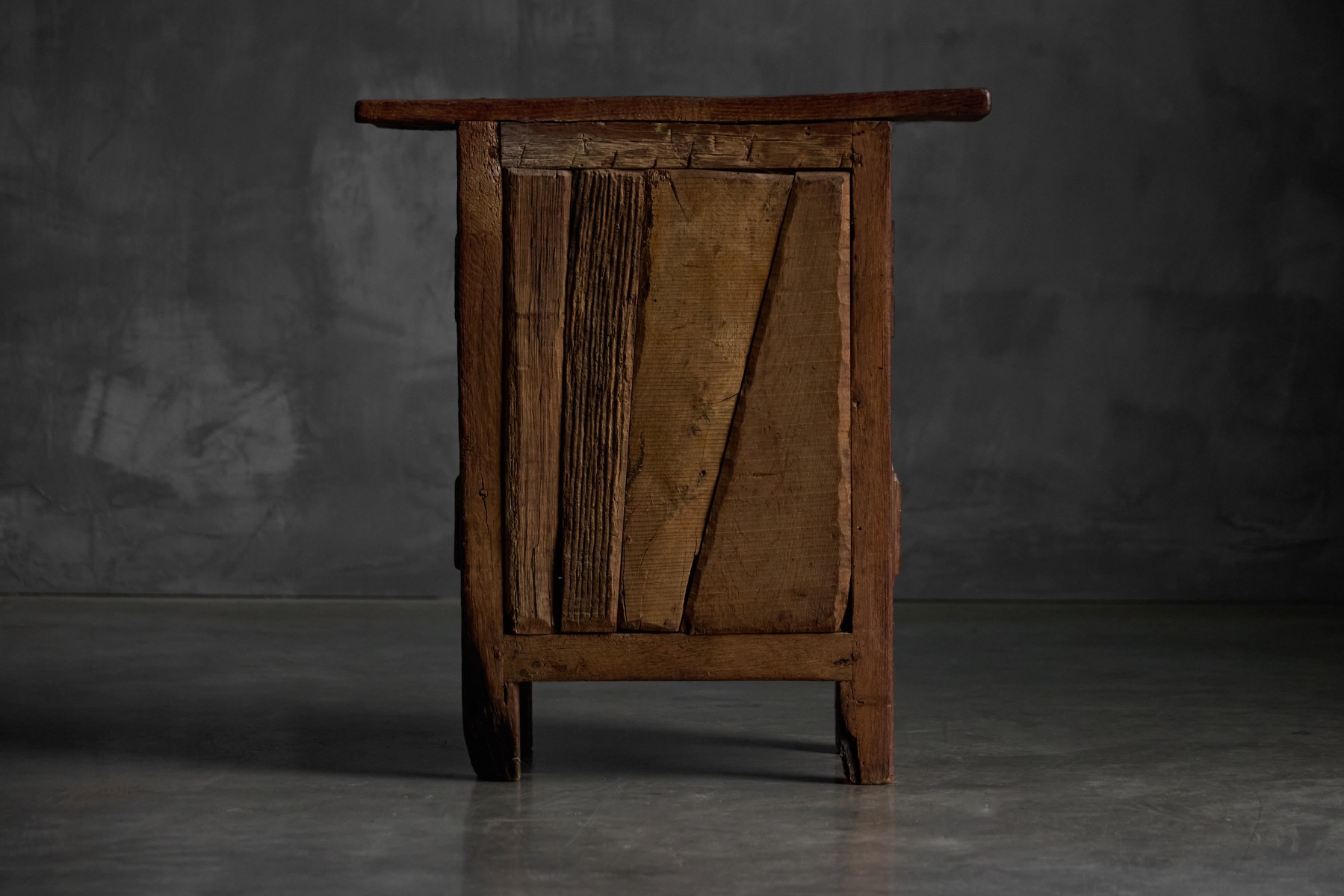 French antique oak cabinet dating to the 19th century 