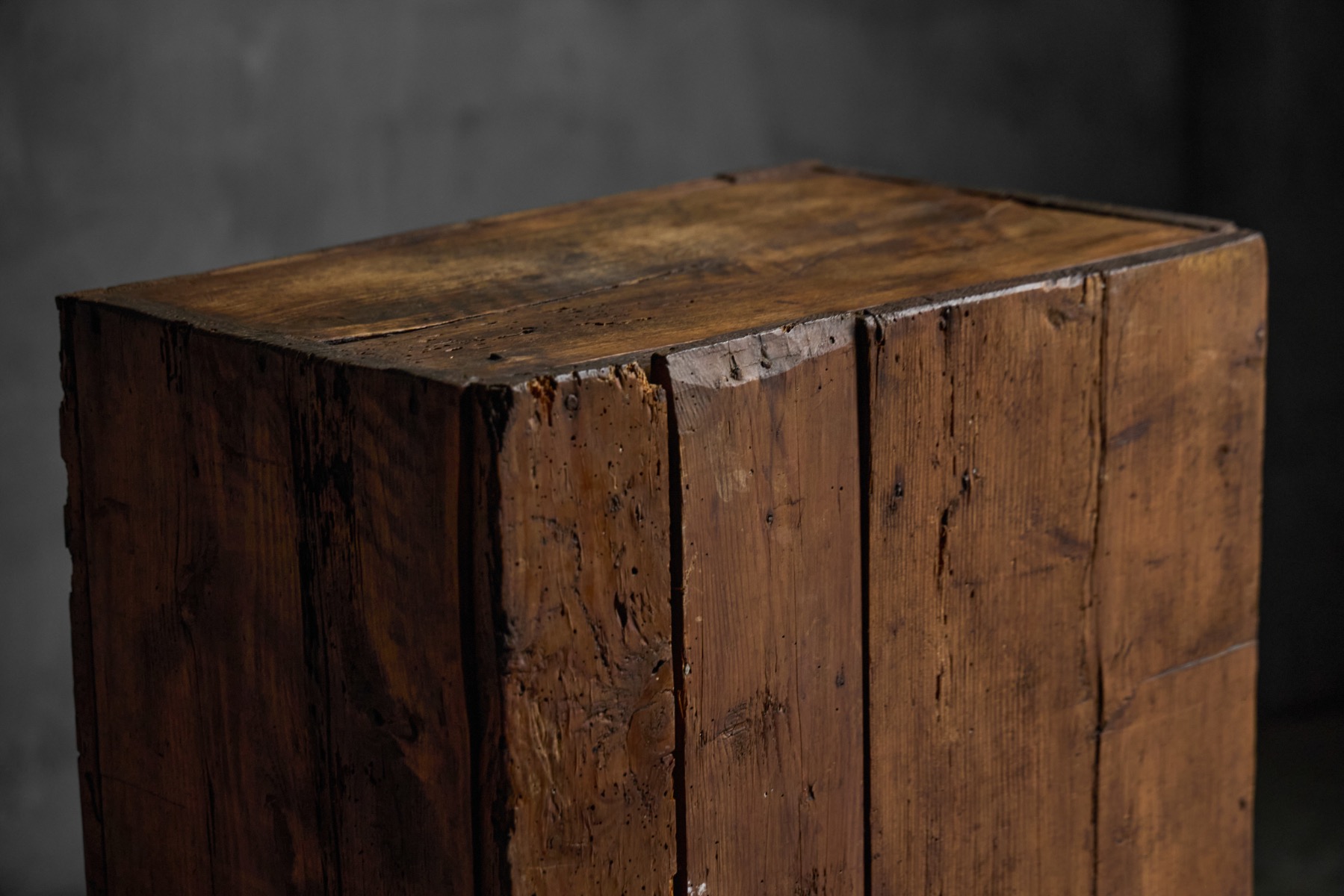 Rural Alpine storage cupboard with simple functional design