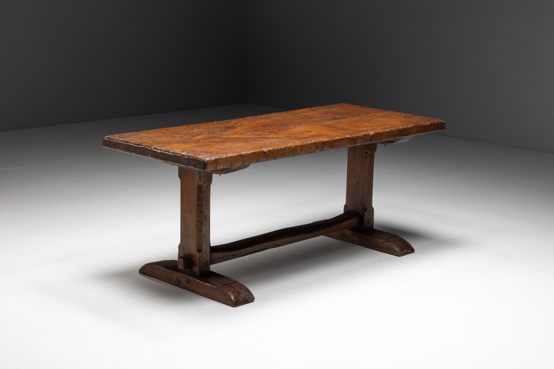 Rustic solid wood naive table
